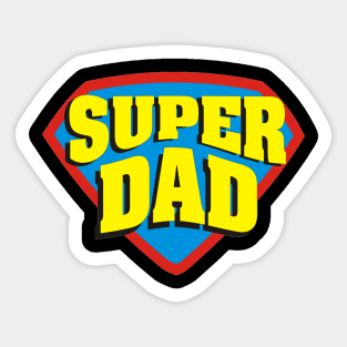 Super dad Sticker